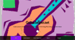 Desktop Screenshot of guitarhelper.net